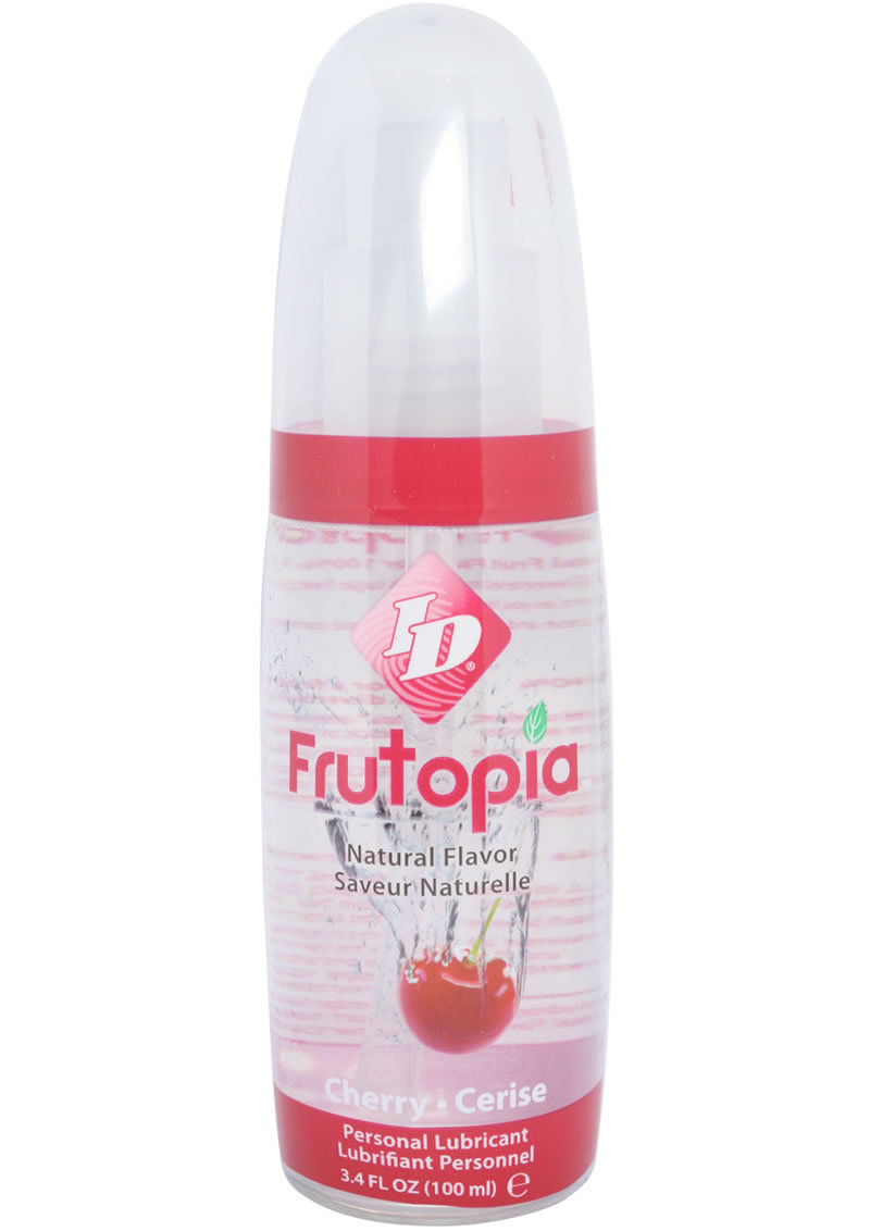 Id Frutopia Water Based Flavored Lubricant Cherry 3.4oz