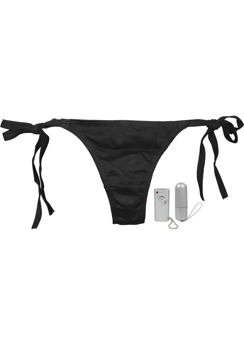 Vibro Panty Vibrating Bikini Remote Control Underwear Panty Vibe - Os - Black