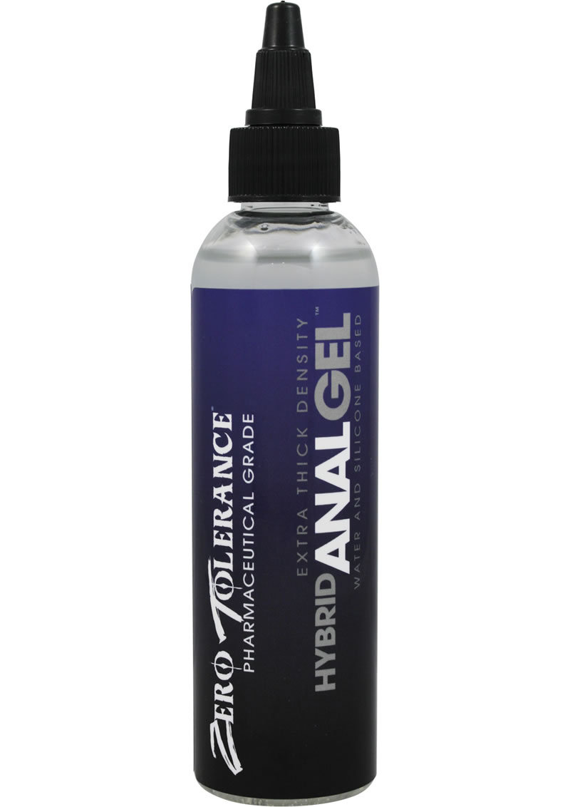 Zero Tolerance Hybrid Anal Gel Water And Silicone Based Extra Thick Density Lubricant 4oz