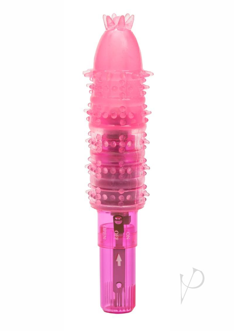 Magnetic Teaser Vibrator With Sleeve - Pink